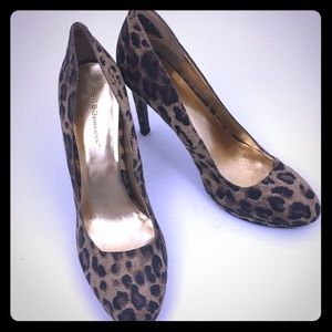 BCBG Generation Cheetah/Leopard Platform Heels